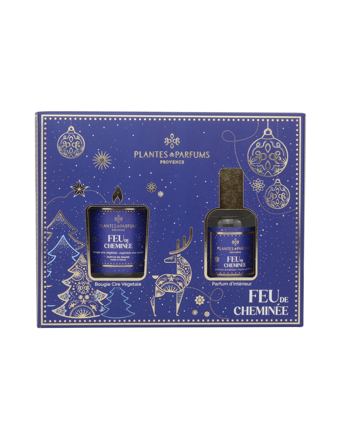GIFTBOX CHRISTMAS FEU DE CHEMINÉE