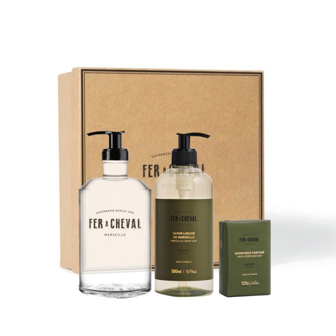 GIFTBOX FLEUR DE VERBENA HANDS, FACE & BODY