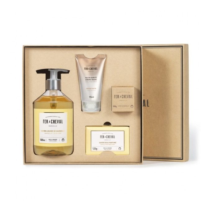 GIFTBOX MIEL Y ALMENDRA HANDS, FACE & BODY