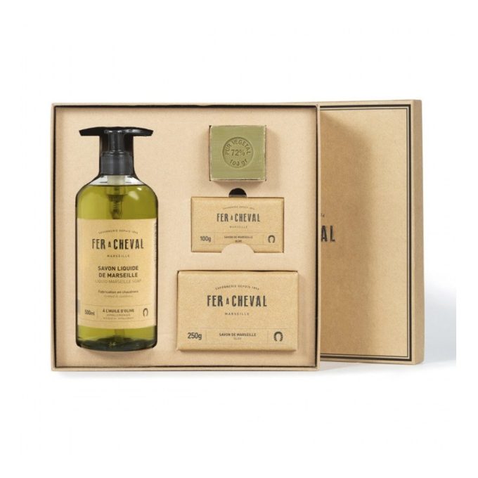 GIFTBOX PURO OLIVO HANDS, FACE & BODY