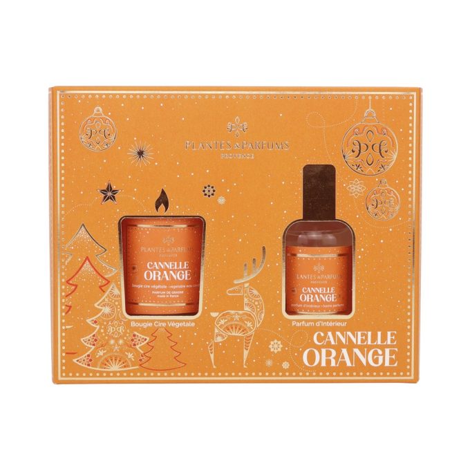 GIFTBOX CHRISTMAS GINGERBREAD & ORANGE