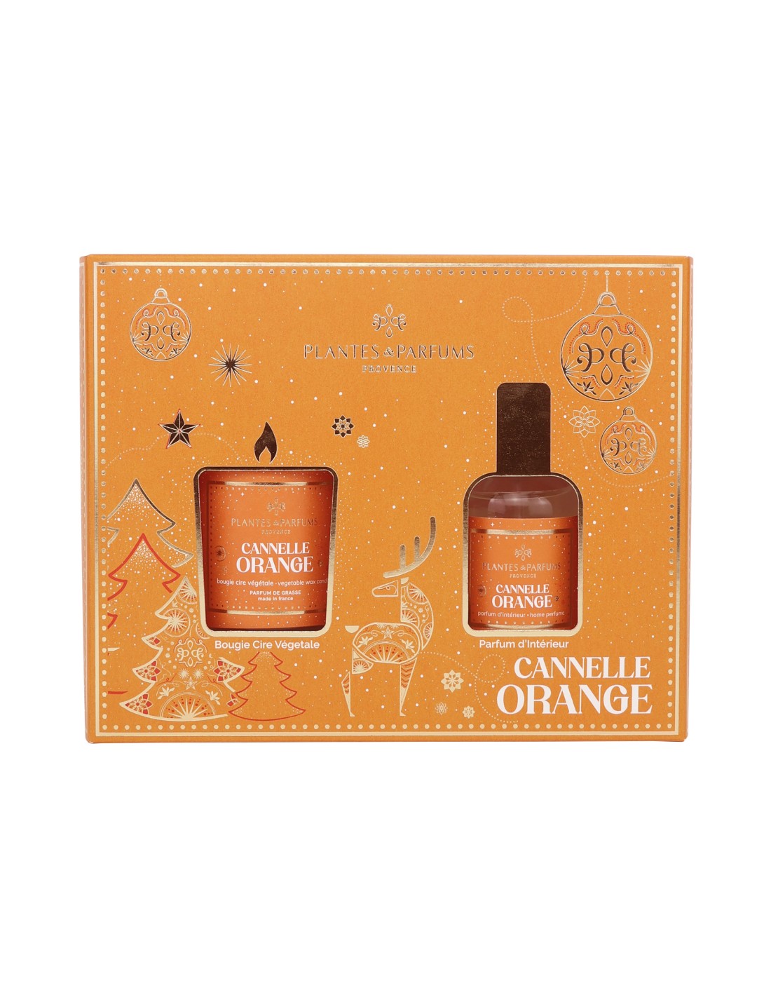 GIFTBOX CHRISTMAS GINGERBREAD & ORANGE