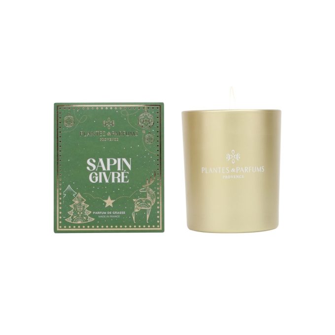 GIFTBOX CHRISTMAS SAPIN GIVRE CANDLE 180 G