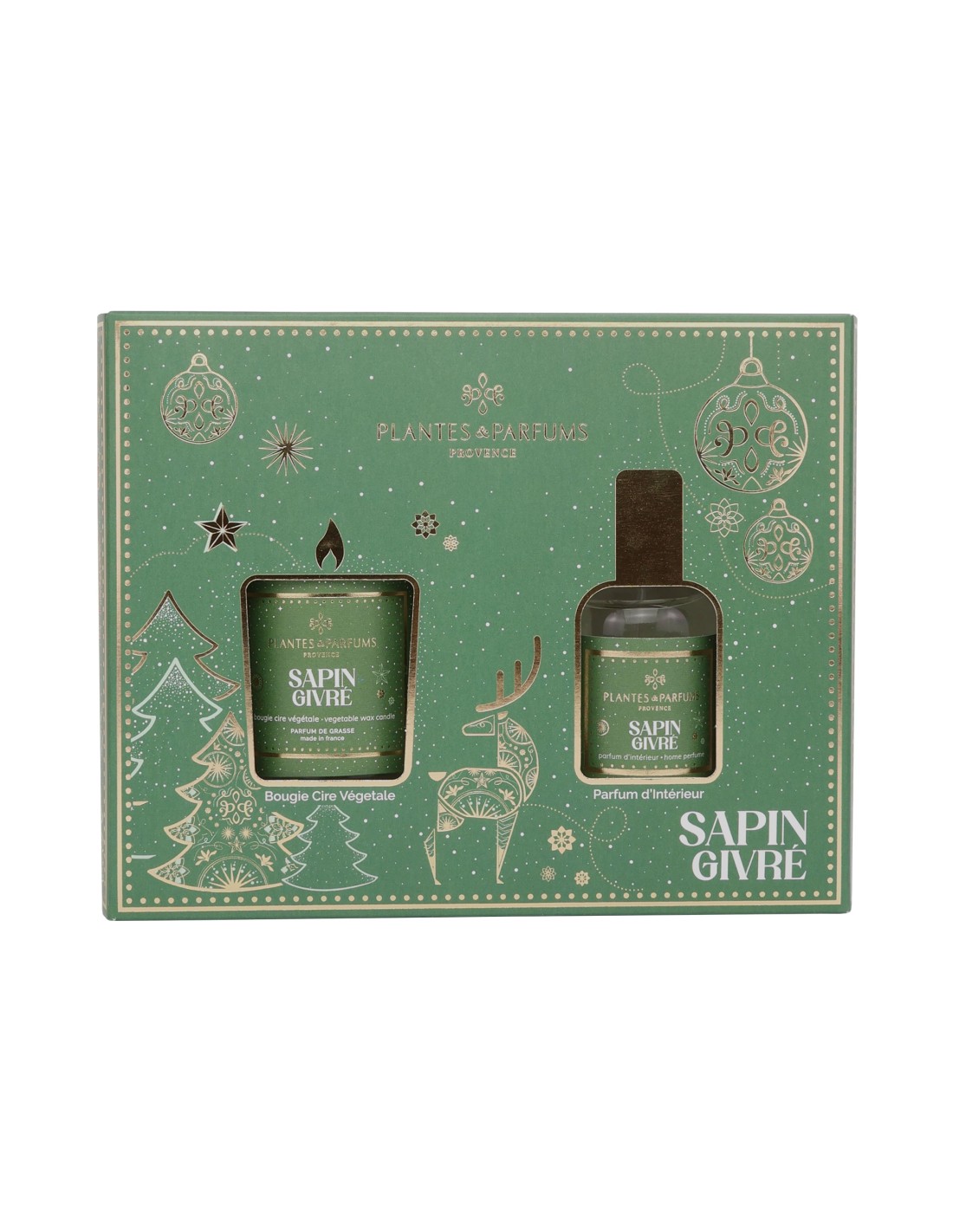 GIFTBOX CHRISTMAS SAPIN GIVRE